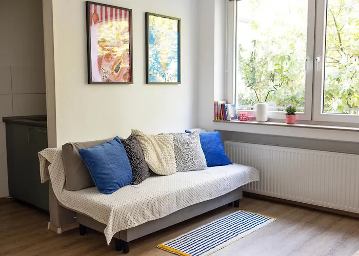 With Terrace And A Free Parking Duisburgo